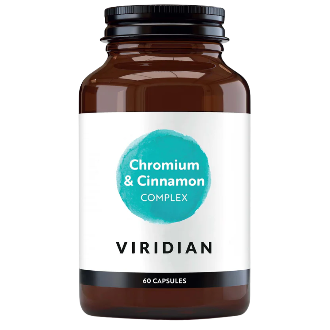 Viridian Chromium & Cinnamon Complex Vcaps 60 supplement product image