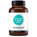 Viridian L-Theanine 200mg & Lemon Balm 300mg Vcaps 30 supplement product image