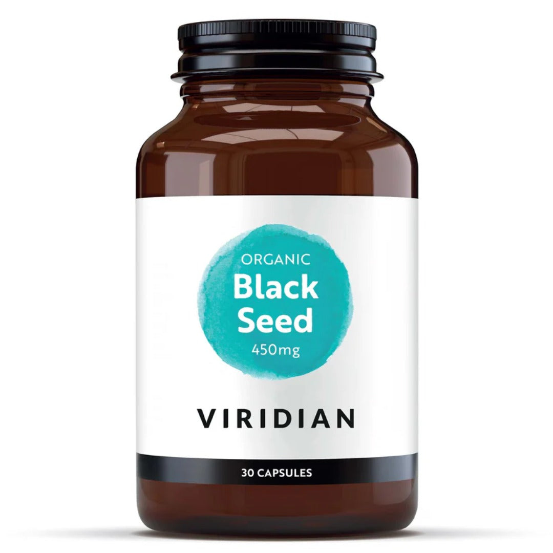 Viridian Organic Black Seed 450mg – 30 Capsules